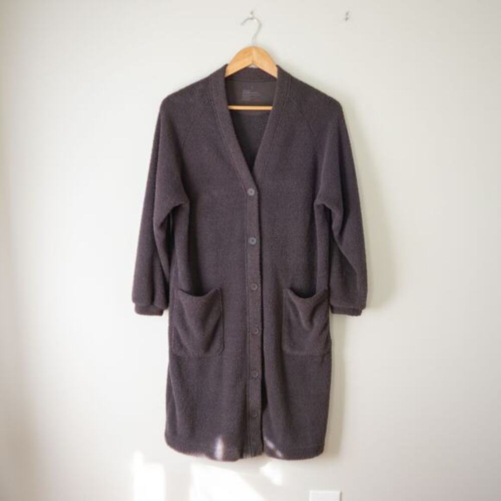 Muji Women's‎ Smooth Knitted Fleece Cardigan